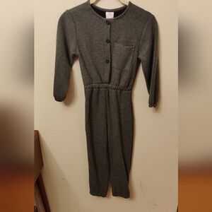 Zara Kids Gray/Grey Romper Jogger Style NWT